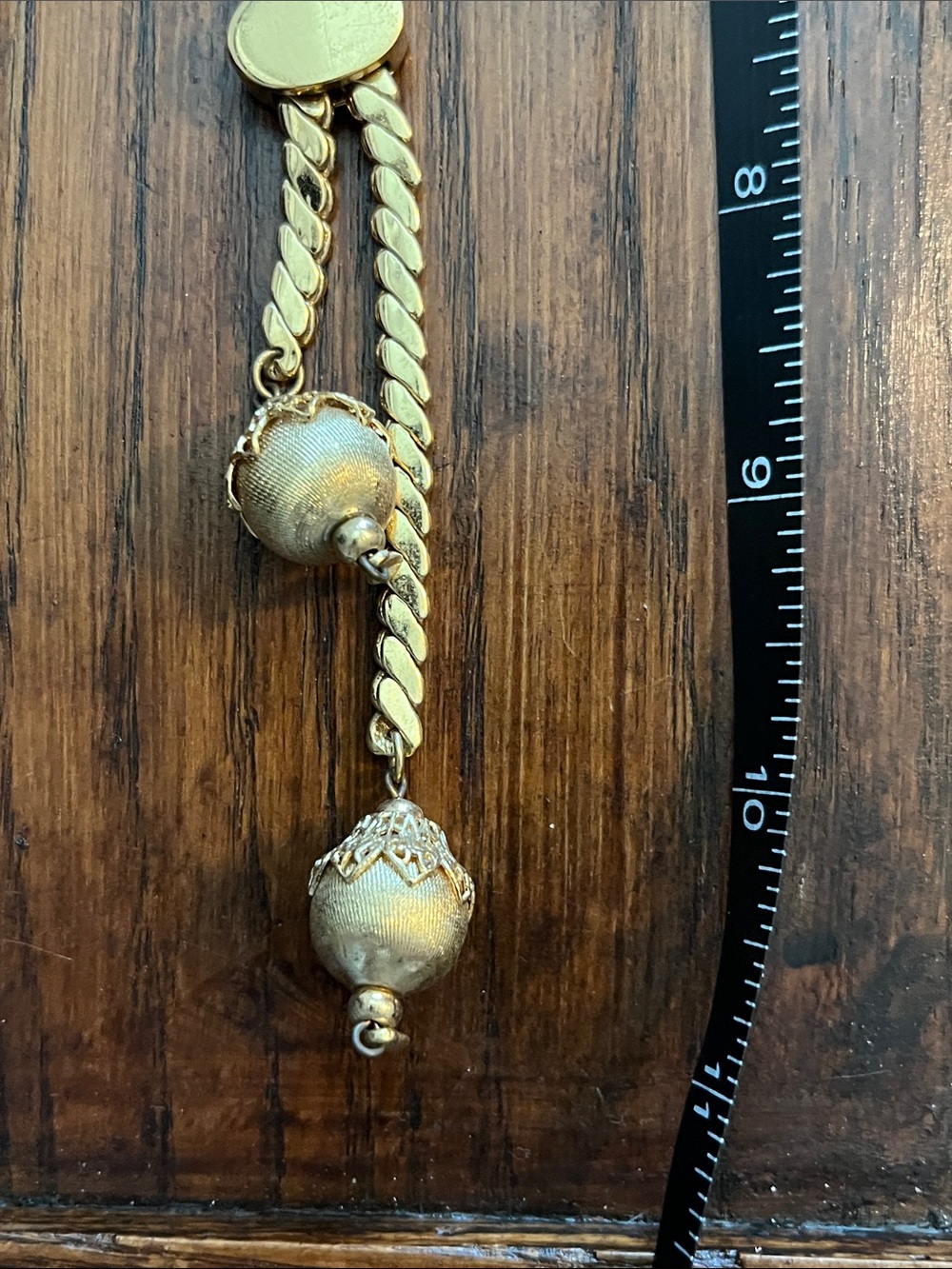 Monet Gold-Tone Lariat Necklace with Tassel Drops - Picture 12 of 14